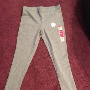 Faded Glory gray leggings Never Worn NWOT Size 7/8